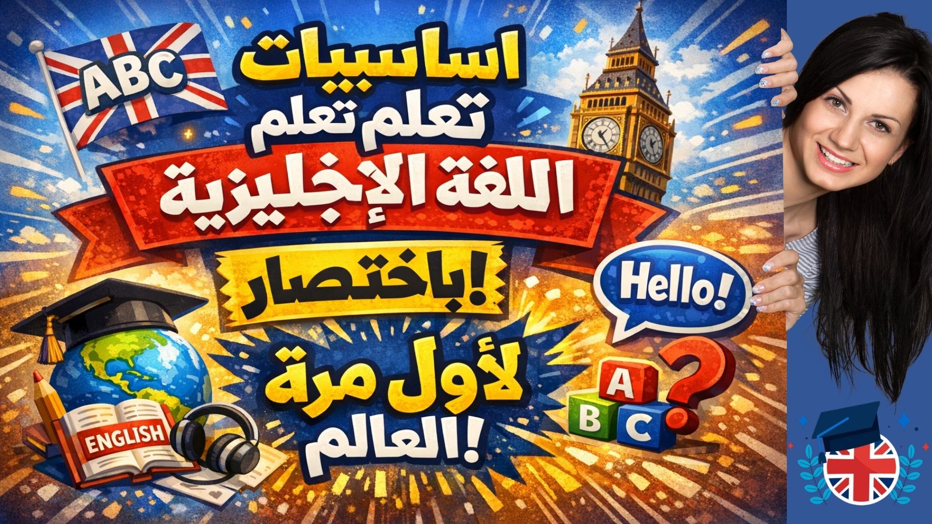 اساسيات تعلم اللغة الانجليزية ...باختصار